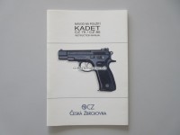 Manual / Anleitung, CZ 75 Kadet .22lr.