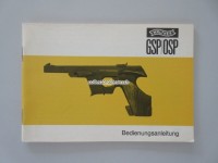 Anleitung, Walther GSP/OSP