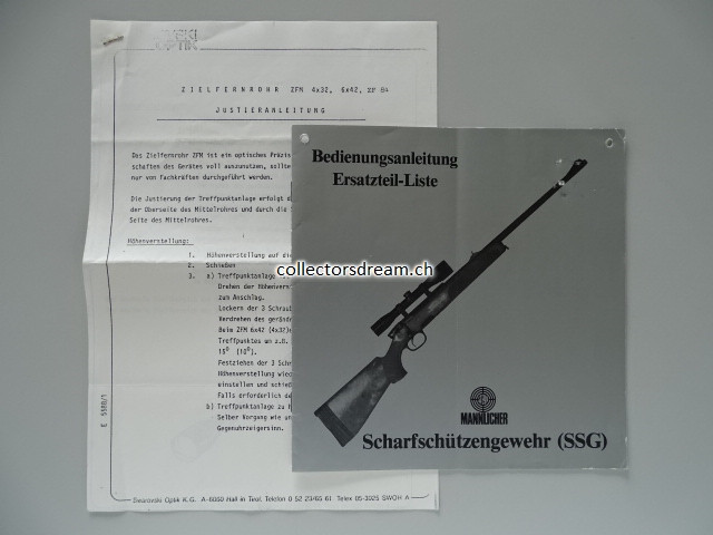 Anleitung / Manual Mannlicher Scharfschützengewehr (SSG)