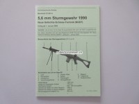 Merkblatt, Schweizerische Armee, Stgw 90, Ausgabe 2000