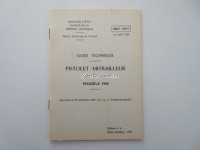 Anleitung / Manual, Pistolet - Mitrailleur 9mm, Model 1949