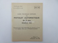 Anleitung / Manual, Pistolet Automatique 9mm, Model 1950, Ausgabe 1963/64