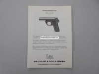 Anleitung/Manual, Heckler & Koch Signalpistole P2A1 (Model 78)