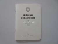 Büchlein, Uniformen und Abzeichen der schweizerischen Armee, Ausgabe von 1969