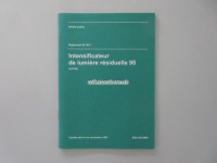 Règlement / Manual, Intensificateur de lumière résiduelle 95