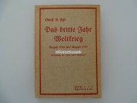 Zeitgenössisches Buch : Das dritte Jahr Weltkrieg (1. Weltkrieg), Oberst Karl Egli, Ausgabe 1918