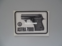 Anleitung/Manual, Astra Model 7000, Text : spanisch/englisch