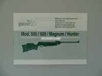 Anleitung / Manual Gamo Model 500 / 600 / Magnum / Hunter Luftdruckgewehr