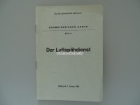 Reglement Der Luftspähdienst Schweizer Armee, Ausgabe 1963