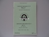 Anleitung / Manual zu Diopter Typ "K" zu K31 WF-Bern, Ausgabe 1984
