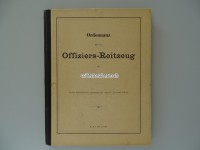 Buch " Ordonnanz über das Offiziers-Reitzeug der schweizerischen Armee, original Ausgabe von 1900