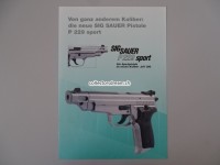 SIG Sauer Prospektblatt P 229 Sport