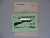 Manual/Anleitung, Bergmann-Maschinen-Pistole Model 1932