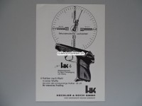 Datenblatt / Werbebroschüre, Heckler & Koch HK4, Ausgabe 1973