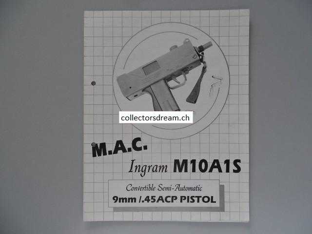 Faltprospekt M.A.C. Ingram M10A1S
