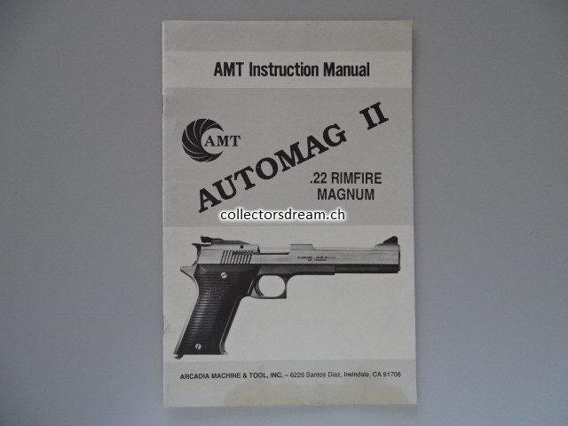 Manual - Anleitung AMT Automag II .22 Mag.