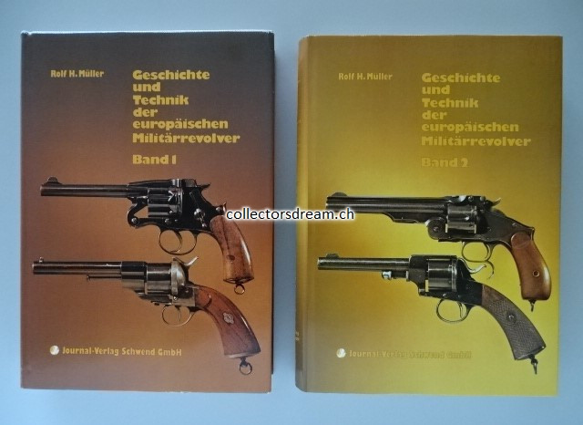 Buch Geschichte und Technik der europäischen Militärrevolver Band 1 und Band 2