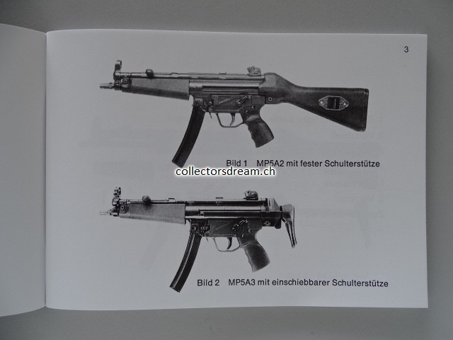 Originale Anleitung / Manual MP5 von Heckler & Koch