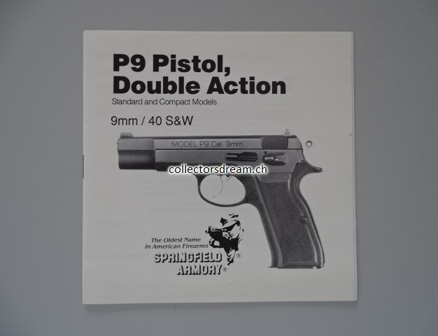 Anleitung - Manual Springfield Armory P9 Pistol