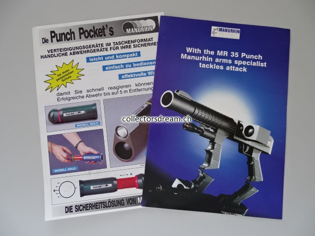 Manurhin MR 35 Faltprospekt