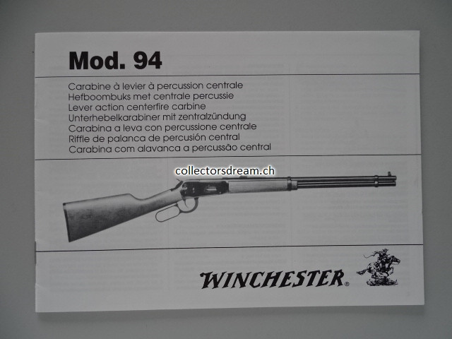 Manual / Anleitung Winchester Mod. 94