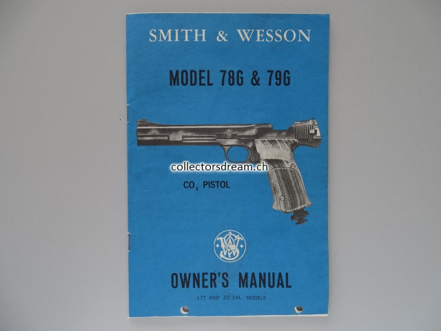 Manual / Anleitung Smith & Wesson Model 78G & 79G Co2 Pistole