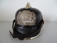 Antiker Feuerwehrhelm, Nassauischer Feuerwehr Verband, um 1900