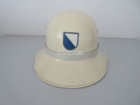 Polizeihelm, Kapo Zürich, OD / Verkehrsdienst, sog. "Zwinglihut"