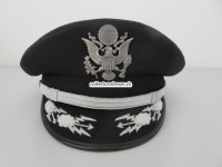 U.S. Air Force Offiziersmütze Lt. Colonel & Colonel (Oberstleutnant und Oberst) schwarzer Stoff