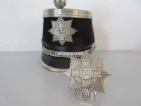 Kavallerie Tschako Abzeichen Schwardon 59 Ord. 1883/84