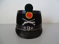 Offiziers Tschako / Käppi Leutnant Ord. 1898 Infanterie Bat. 9 Genf / Genève