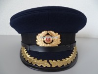 DDR - NVA Marine Offiziers Schirmmütze Kapitän, Grösse 54