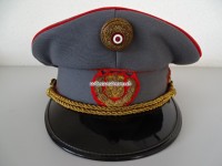 Schirmmütze Gendarmerie Offizier Oesterreich, ca. 1970/80-er Jahre