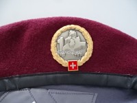 Beret Schweizer Armee Transporttruppen Territorialdienst Offizier