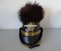 Kavallerie Dragoner Raupenhelm Ord. 1852 Solothurn