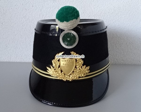 Offiziers Tschako Gendarmerie Vaud / Waadt, Oberleutnant