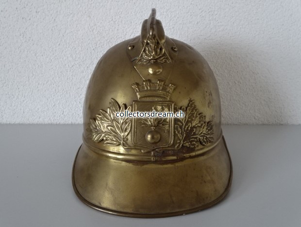 Antiker Feuerwehrhelm Frankreich ca. um 1900/20 Sapeurs Pompiers
