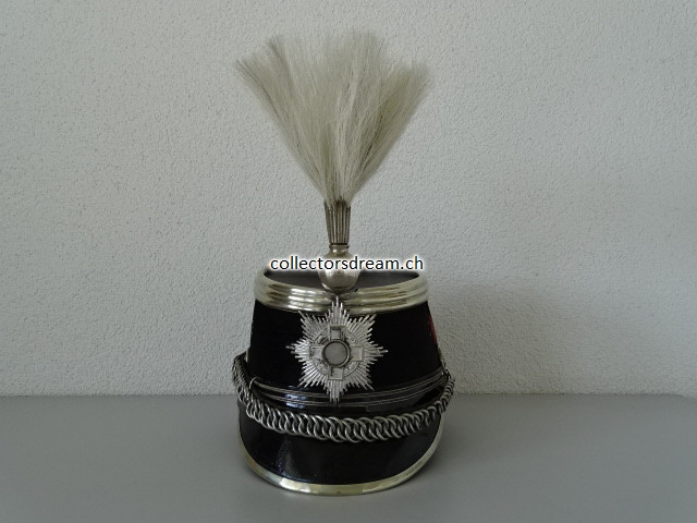 Kavallerie Offiziers Guiden Käppi / Tschako, Oberleutnant Ord. 1883/84