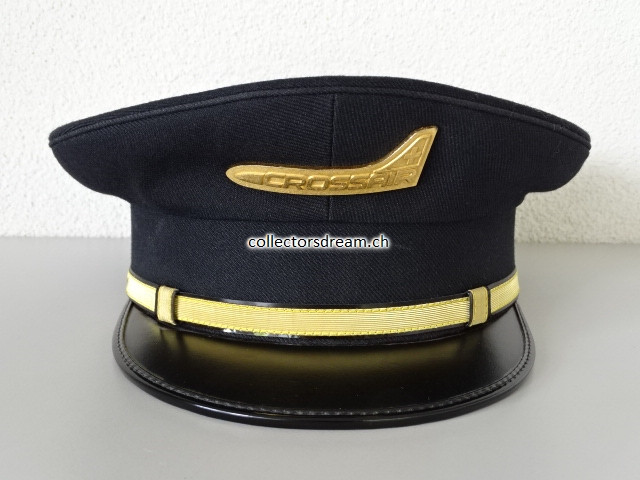 Crossair Piloten Schirmmütze