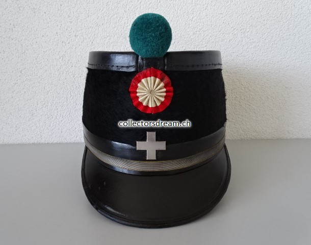 Tschako / Käppi Major Ord. 1898 Administration oder Versorgung