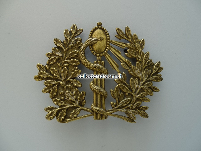 Giberne / Patronentaschen Emblem Arzt um 1850