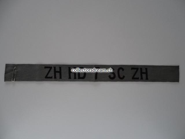 Armbinde Arbeitskompanie "ZH HD 7 SC ZH" Ord. 1940