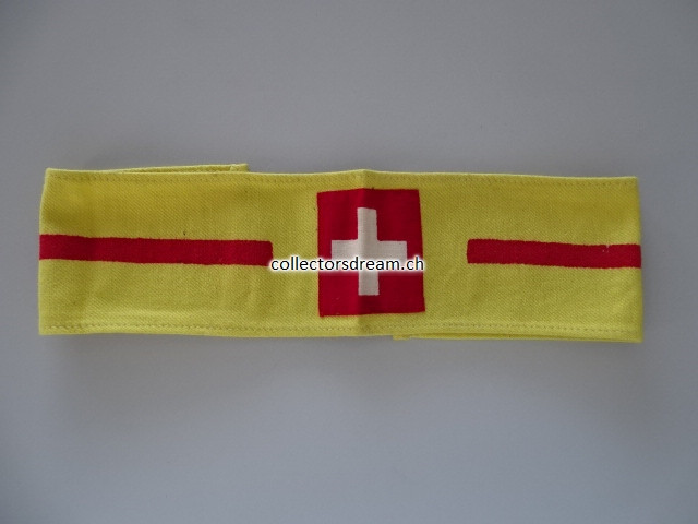 Armbinde Luftschutz für kriegswichtige Industrien, Spitäler und Verwaltungen. Ord. 1940-49