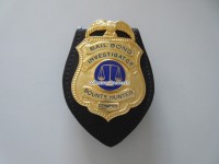 Dienstmarke Bail Bond Investigator, (Kopfgeldjäger, Kautionseintreiber in den USA)