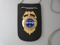 Metall Badge Security Officer Justiz