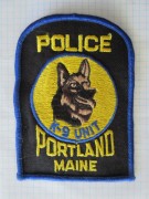 K-9, Portland Police, Maine