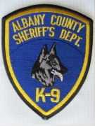 K-9, Albany County, Sheriff's Dept.
