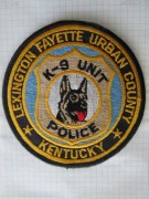 K-9, Lexington Fayette Urban County, Kentucky