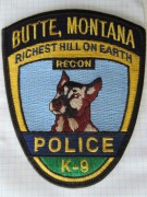 K-9, Butte Police, Montana