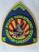 K-9, Pinetop-Lakeside Police Dept. Arizona